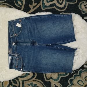 New GAP Bermuda short high rise jean shorts sz 30/10 tall